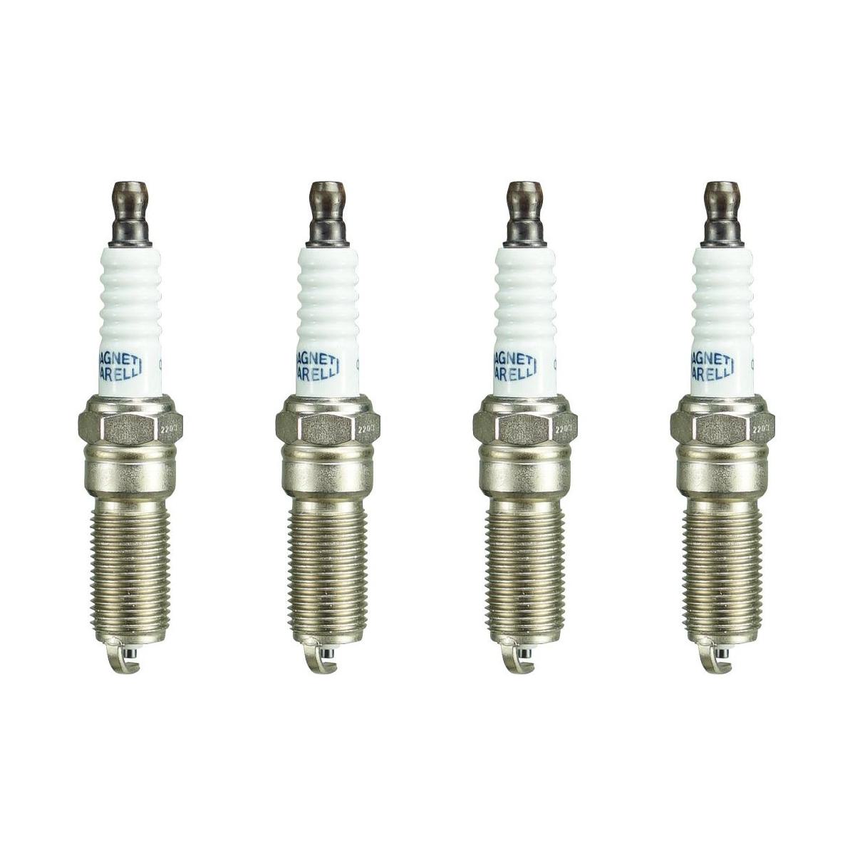 Kit 4 Vela Ignição Resistiva - Magneti Marelli - QH6RTCMM-10