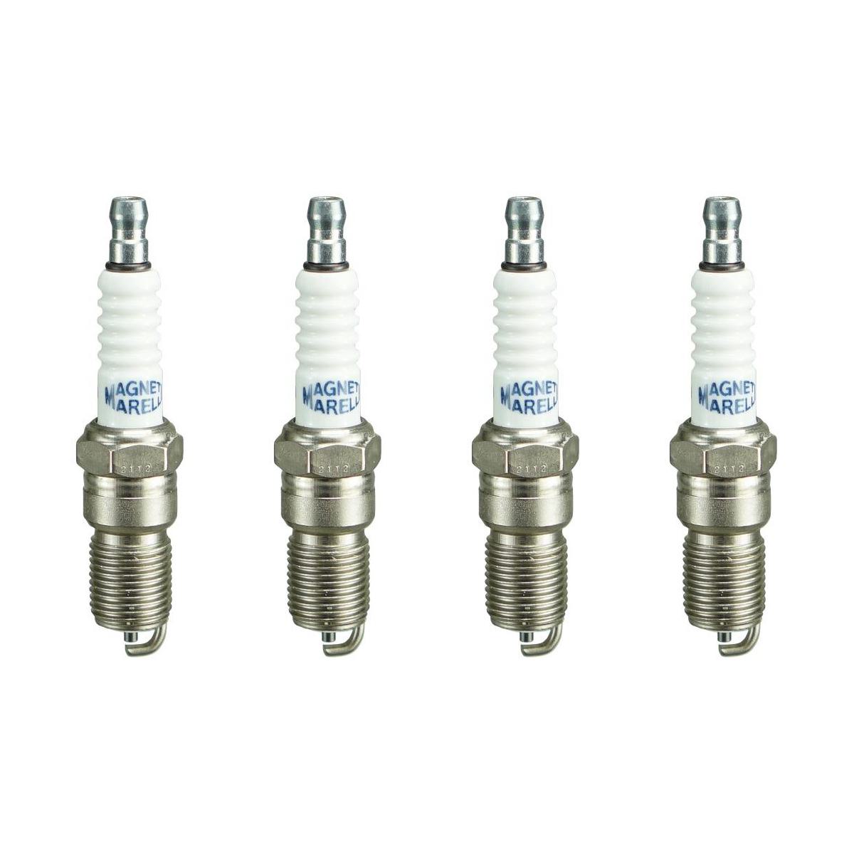 Kit 4 Vela Ignição Resistiva - Magneti Marelli - Q5RTCMM-10