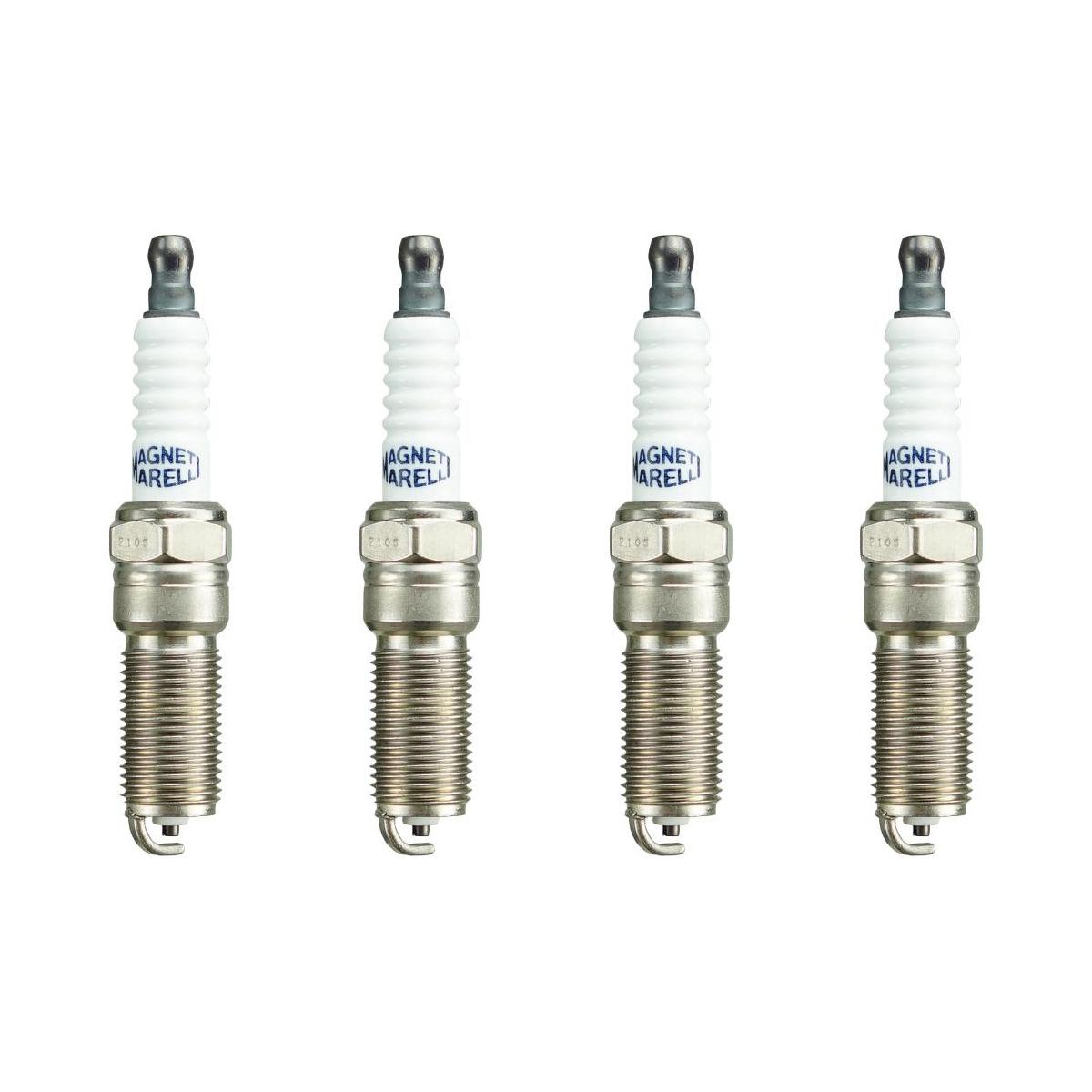 Kit 4 Vela Ignição V-Form - Magneti Marelli - QH7RFMM-10