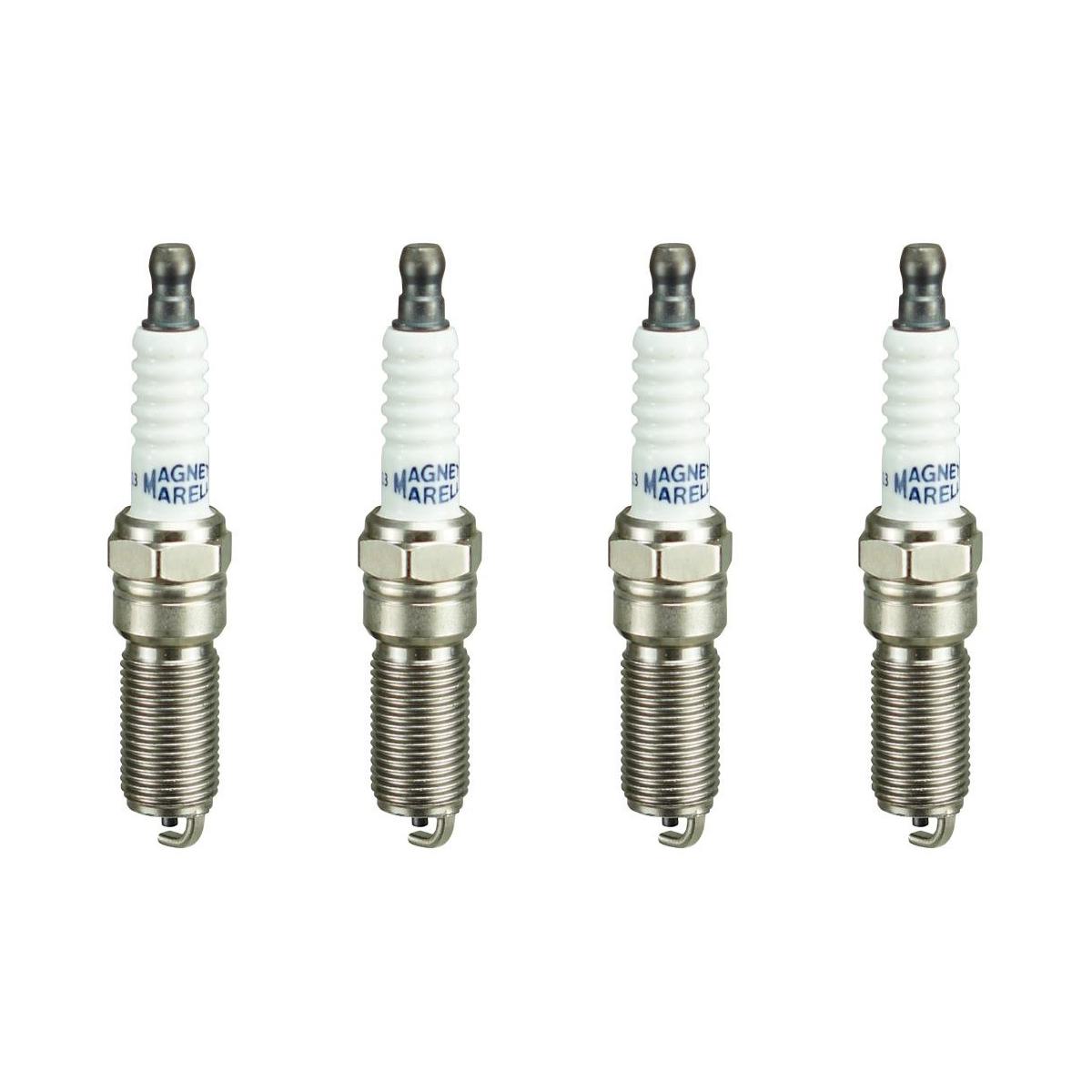 Kit 4 Vela Ignição Resistiva - Magneti Marelli - QH6RTCMM-13