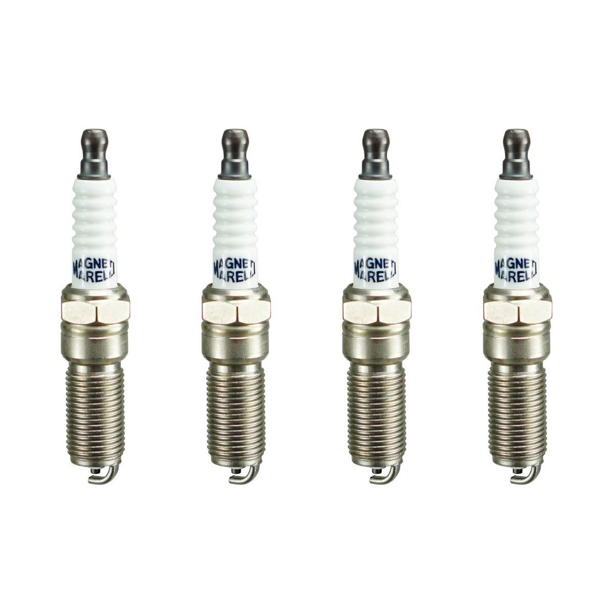 Kit 4 Vela Ignição Resistiva - Magneti Marelli - QH7RTCMM-10