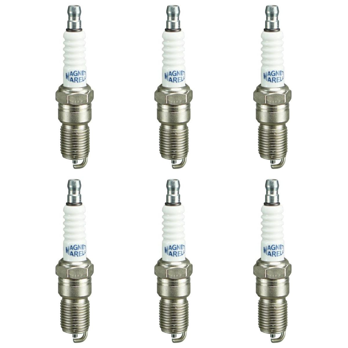 Kit 6 Vela Ignição Resistiva - Magneti Marelli - Q5RTCMM-10