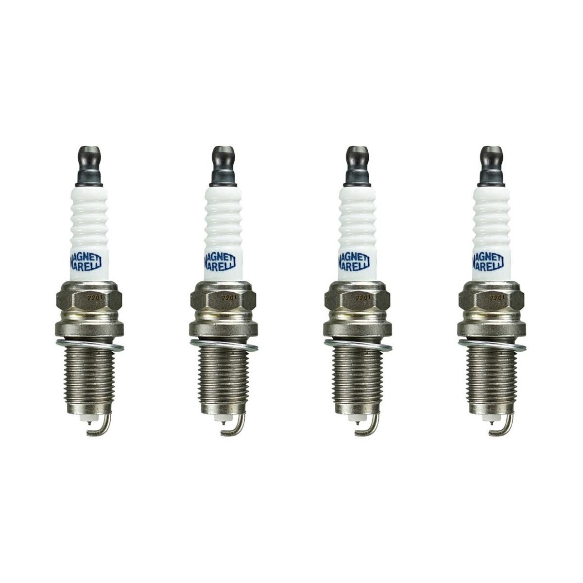 Kit 4 Vela Ignição Platinum-Iridium - Magneti Marelli - K6RBIPMM-13