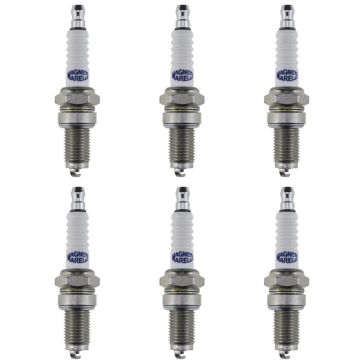 Kit 6 Vela Ignição Resistiva - Magneti Marelli - DR7TCMM-9