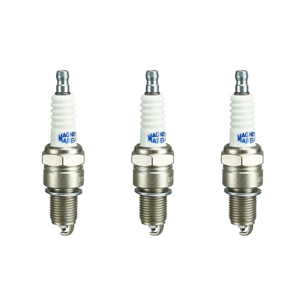 Kit 3 Vela Ignição V-Form - Magneti Marelli - F6RFMM