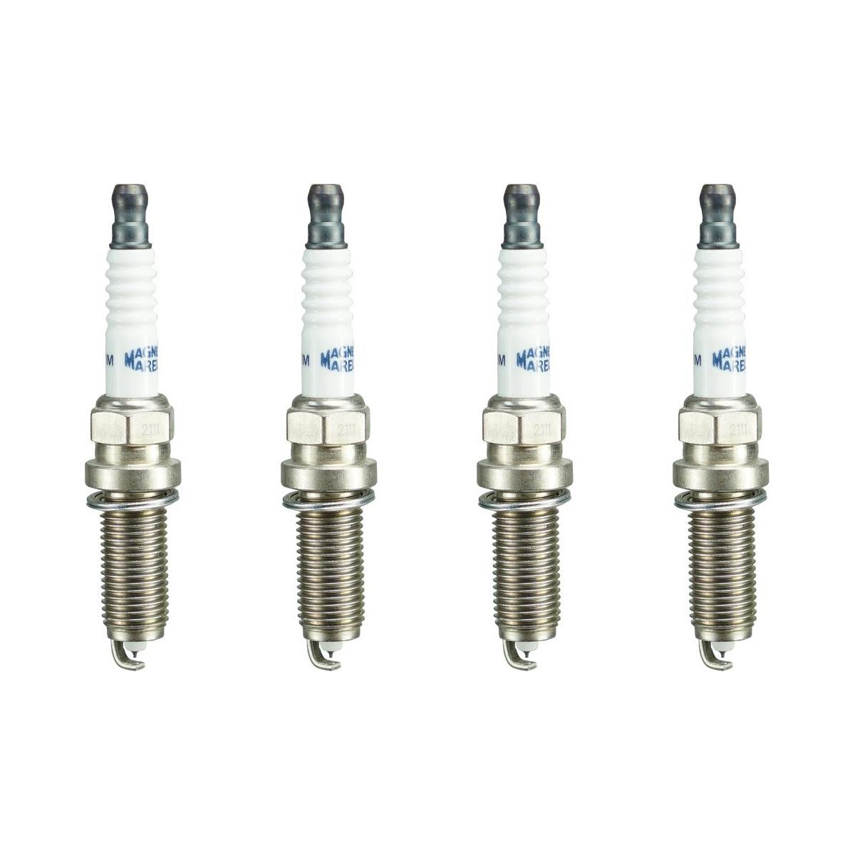 Kit 4 Vela Ignição Platinum-Iridium - Magneti Marelli - LD8RTIPMM