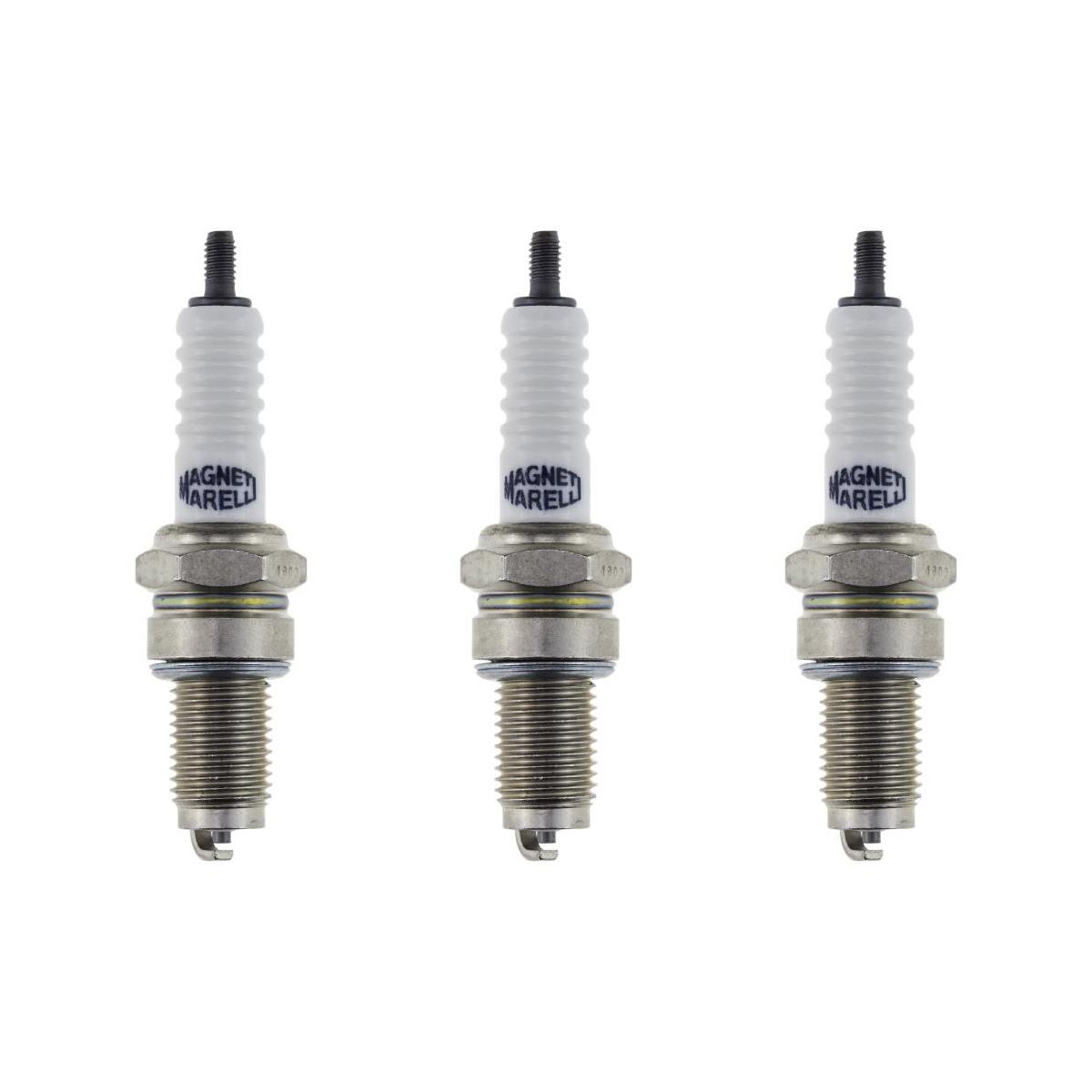 Kit 3 Vela Ignição Resistiva - Magneti Marelli - DR8TCMM-9
