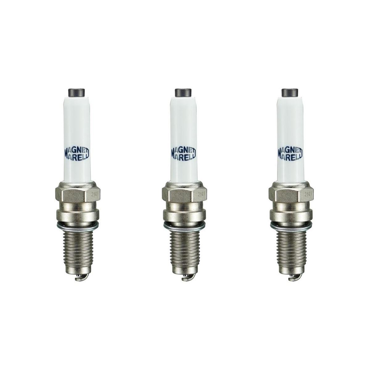 Kit 3 Vela Ignição Resistiva - Magneti Marelli - DK7RTBMM