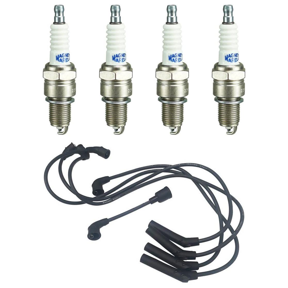 Kit 4 Vela Ignição V-Form e Cabo - Magneti Marelli - CVMH0502 / F6RFMM