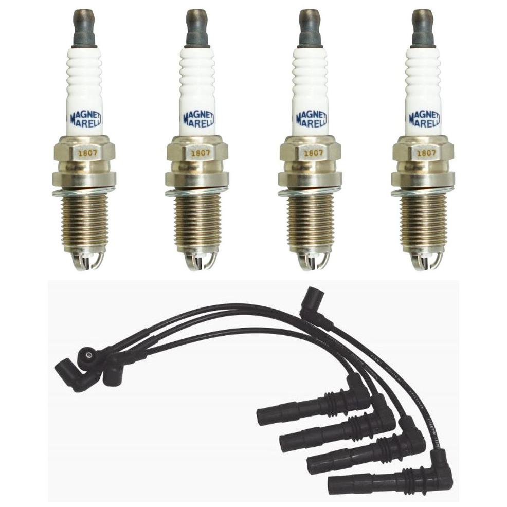 Kit 4 Vela Ignição Platinum Cabo - Magneti Marelli - CVMV3202 / K6RTPMM