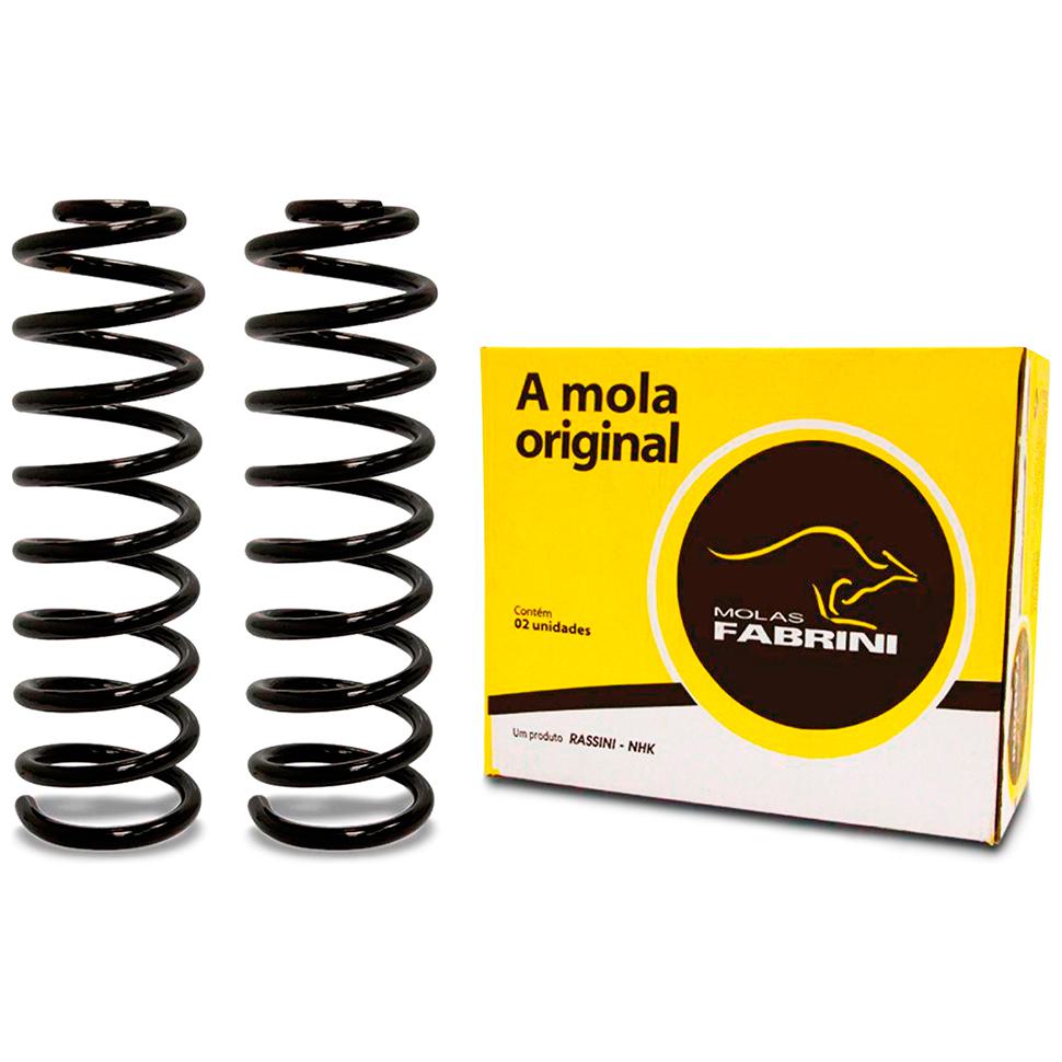 Par de Molas Traseiras para Volkswagen Gol - Fabrini - I-VW0384