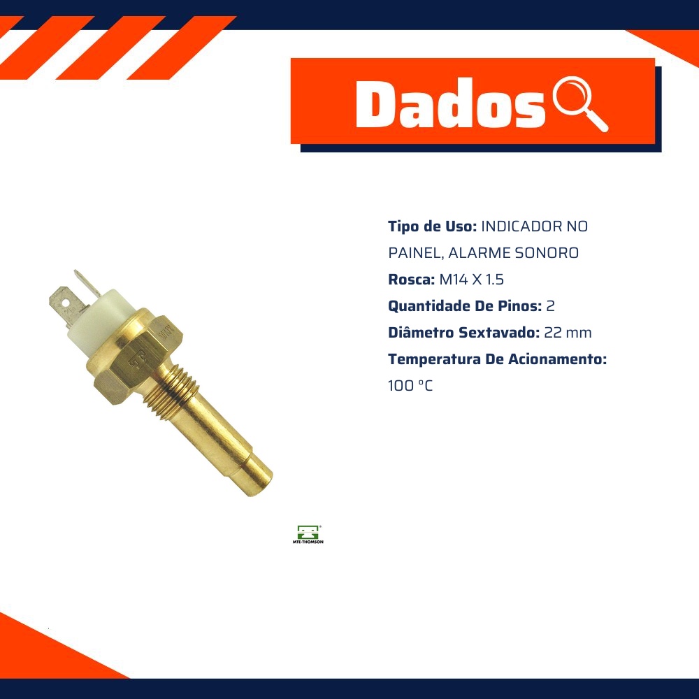 Sensor de Temperatura da Água - MTE - 3030