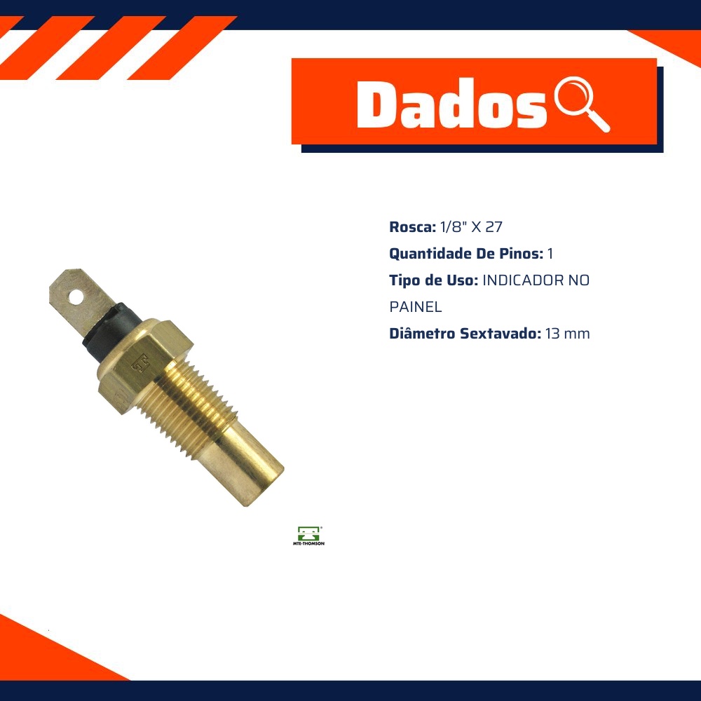 Sensor Temperatura Painel para Suzuki Sidekick e Vitara - MTE-THOMSON - 3123