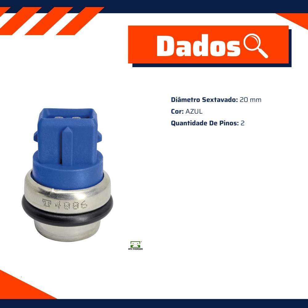 Sensor de Temperatura da Água - MTE - 4006