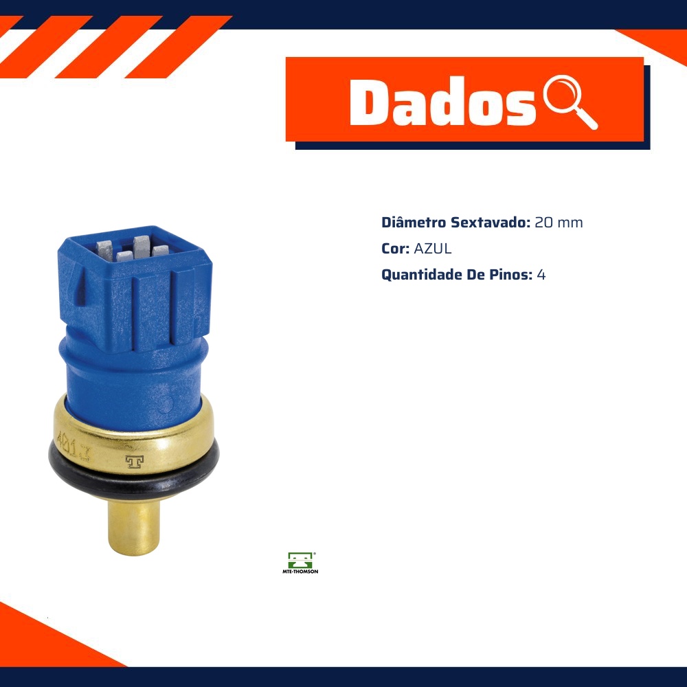 Sensor de Temperatura da Água - MTE - 4013