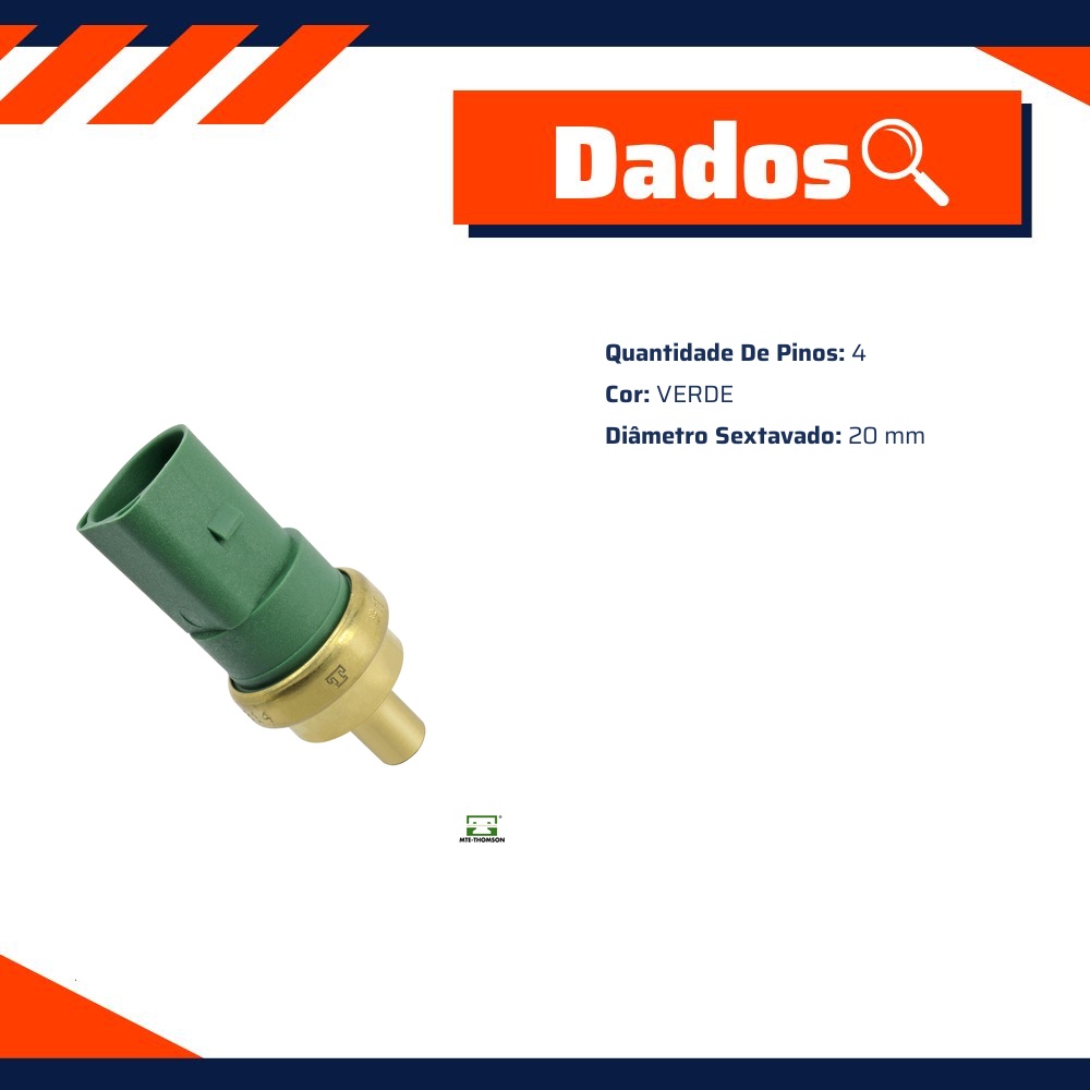 Sensor de Temperatura da Água - MTE - 4014