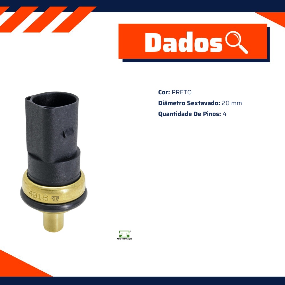 Sensor de Temperatura da Água - MTE - 4018