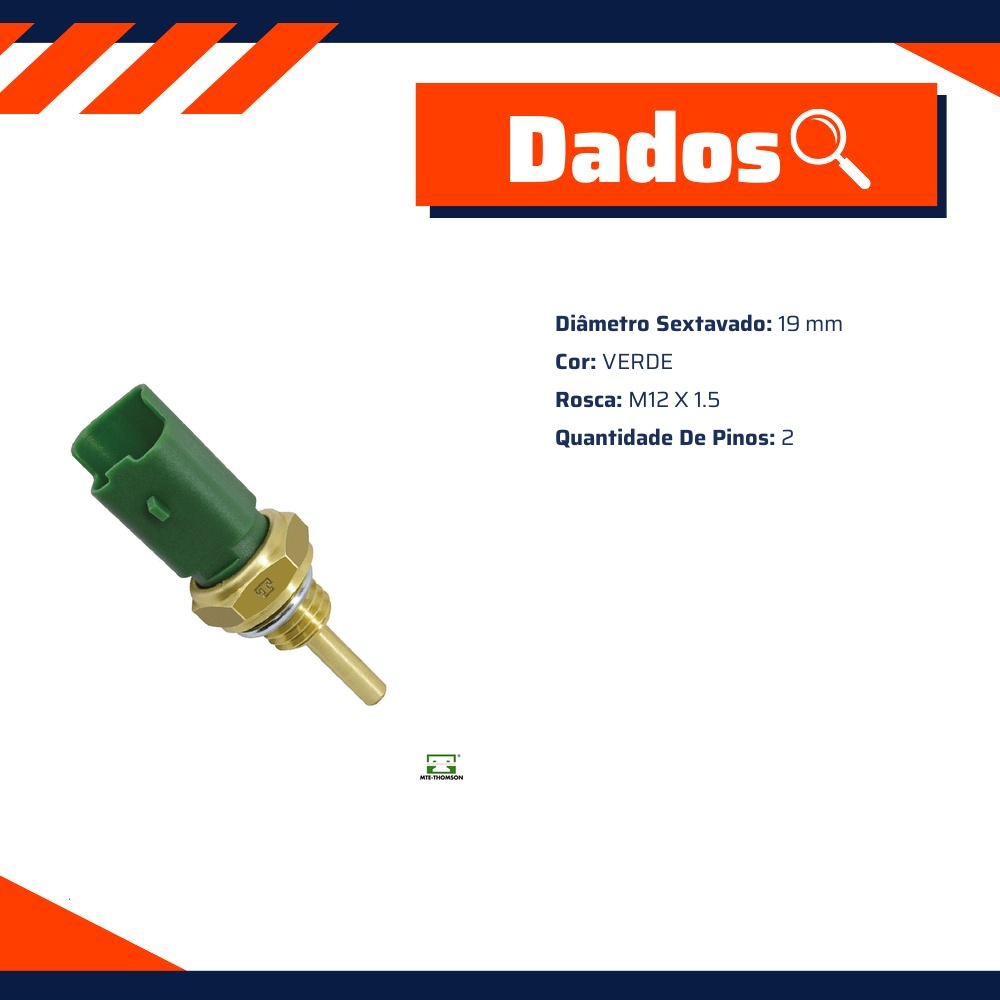 Sensor de Temperatura da Água - MTE - 4056