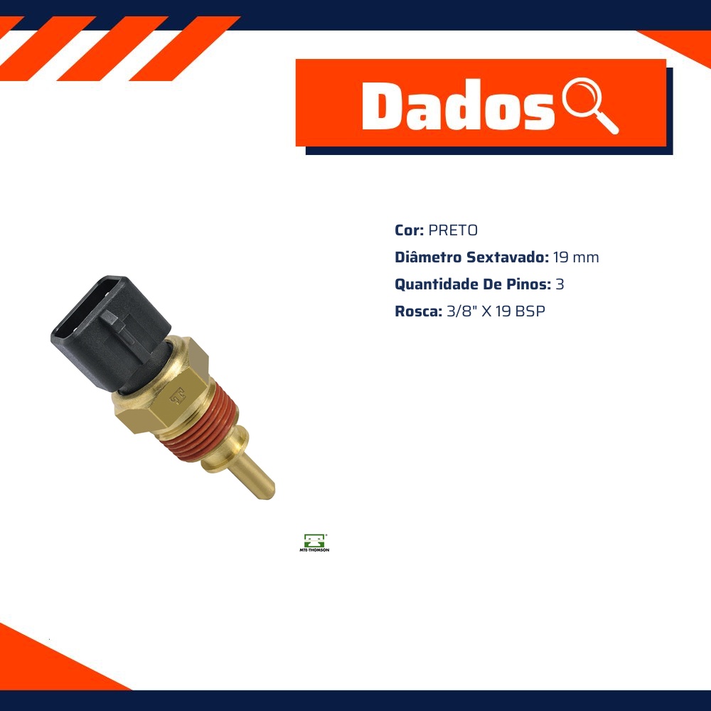 Sensor de Temperatura da Água - MTE - 4162