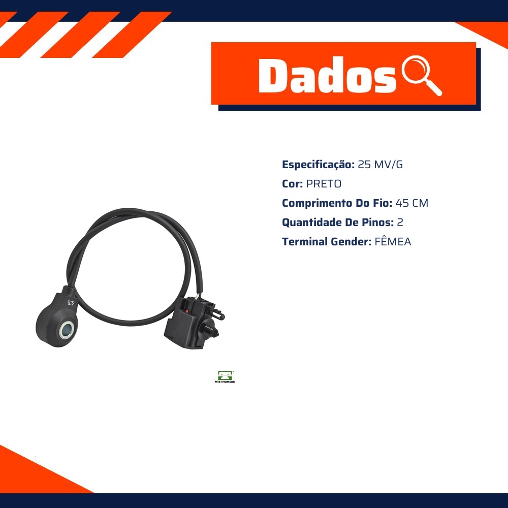 Sensor de Detonação - MTE - 70030