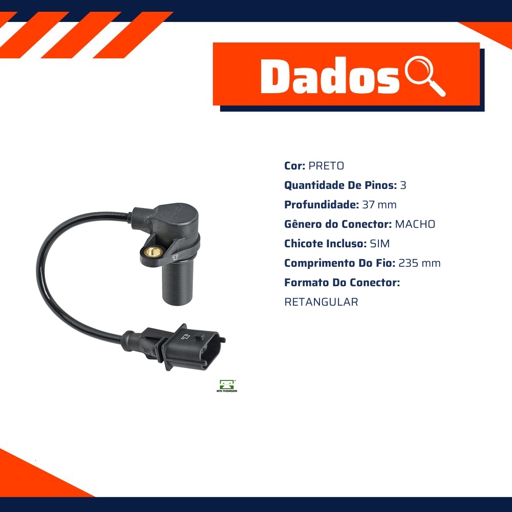Sensor de Rotação do Motor para Nissan Frontier e X-TERRA - MTE-THOMSON - 70312
