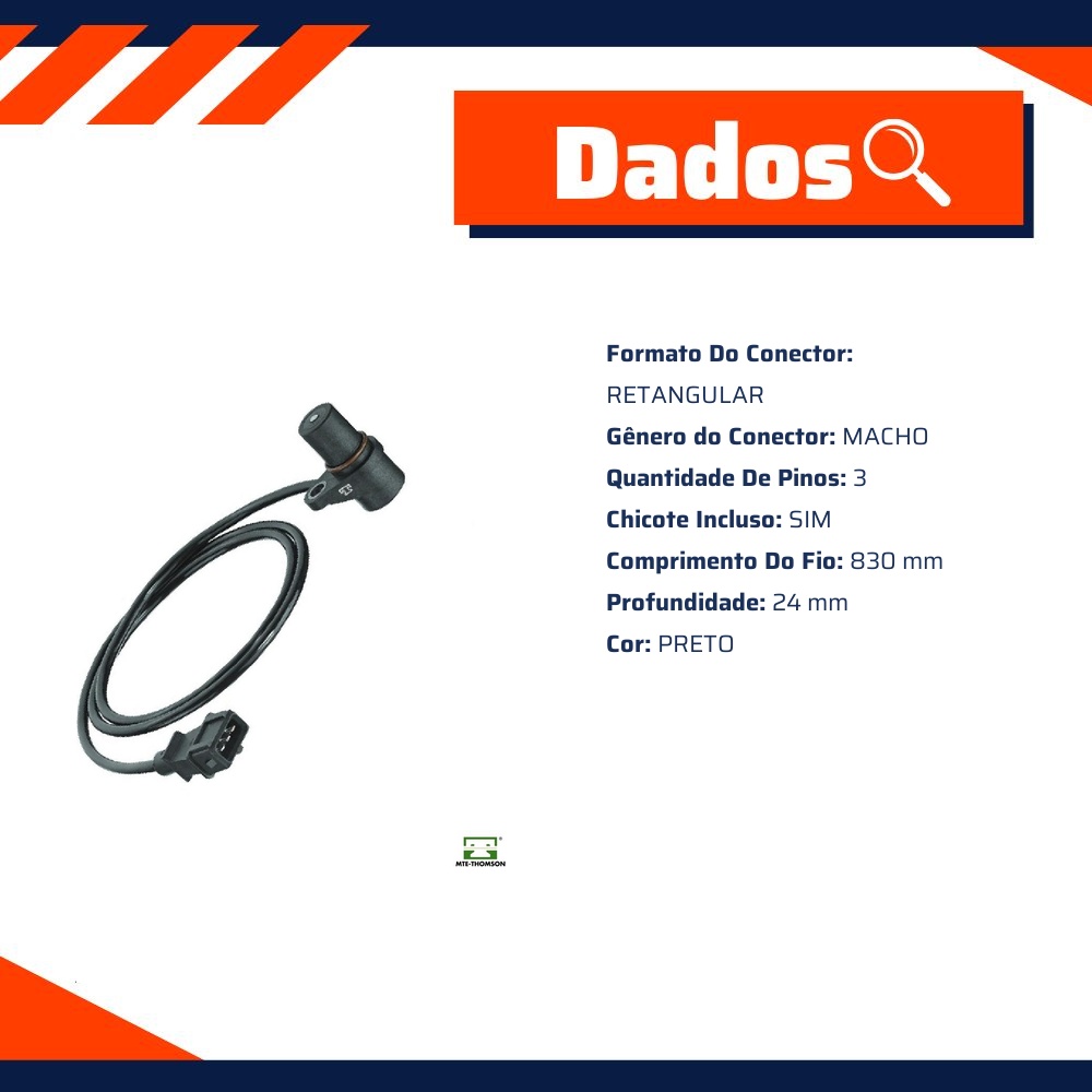 Sensor de Rotação do Motor para Chevrolet Vectra - MTE-THOMSON - 70556