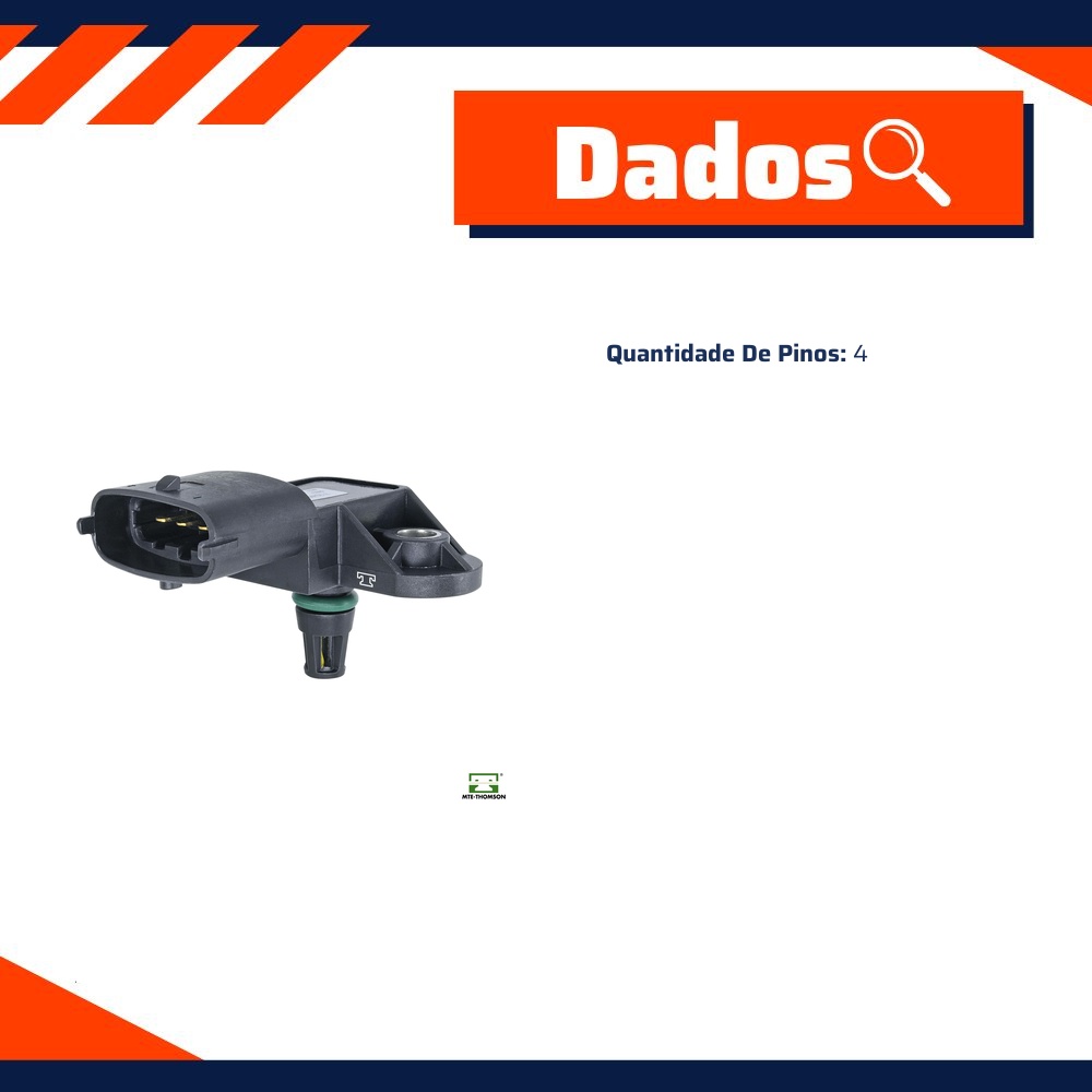 Sensor de Pressão do Coletor - MAP - MTE - 71045