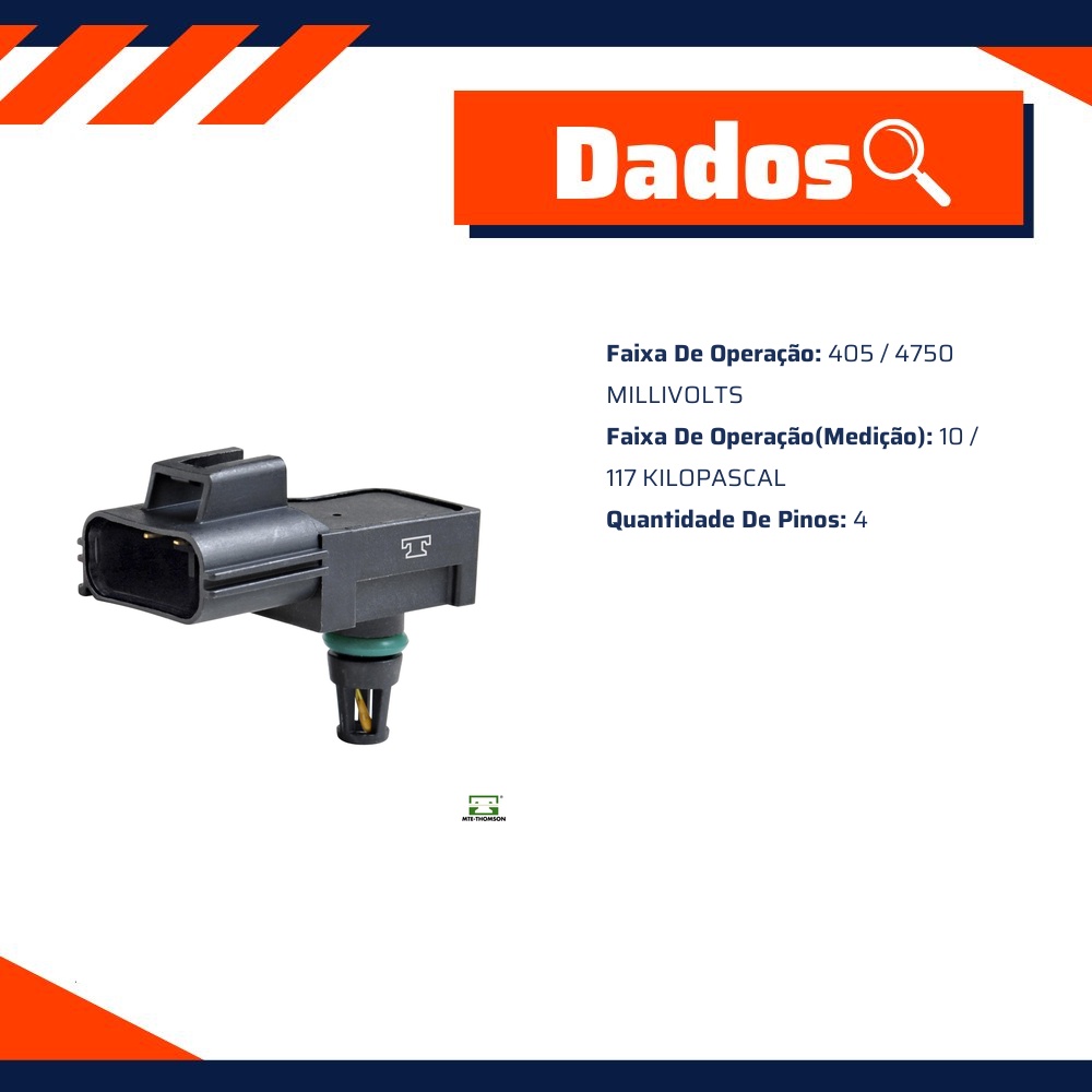 Sensor de Pressão do Coletor - MAP - MTE - 71048