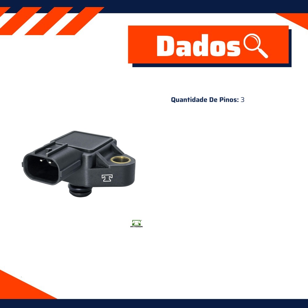 Sensor de Pressão do Coletor - MAP - MTE - 71083