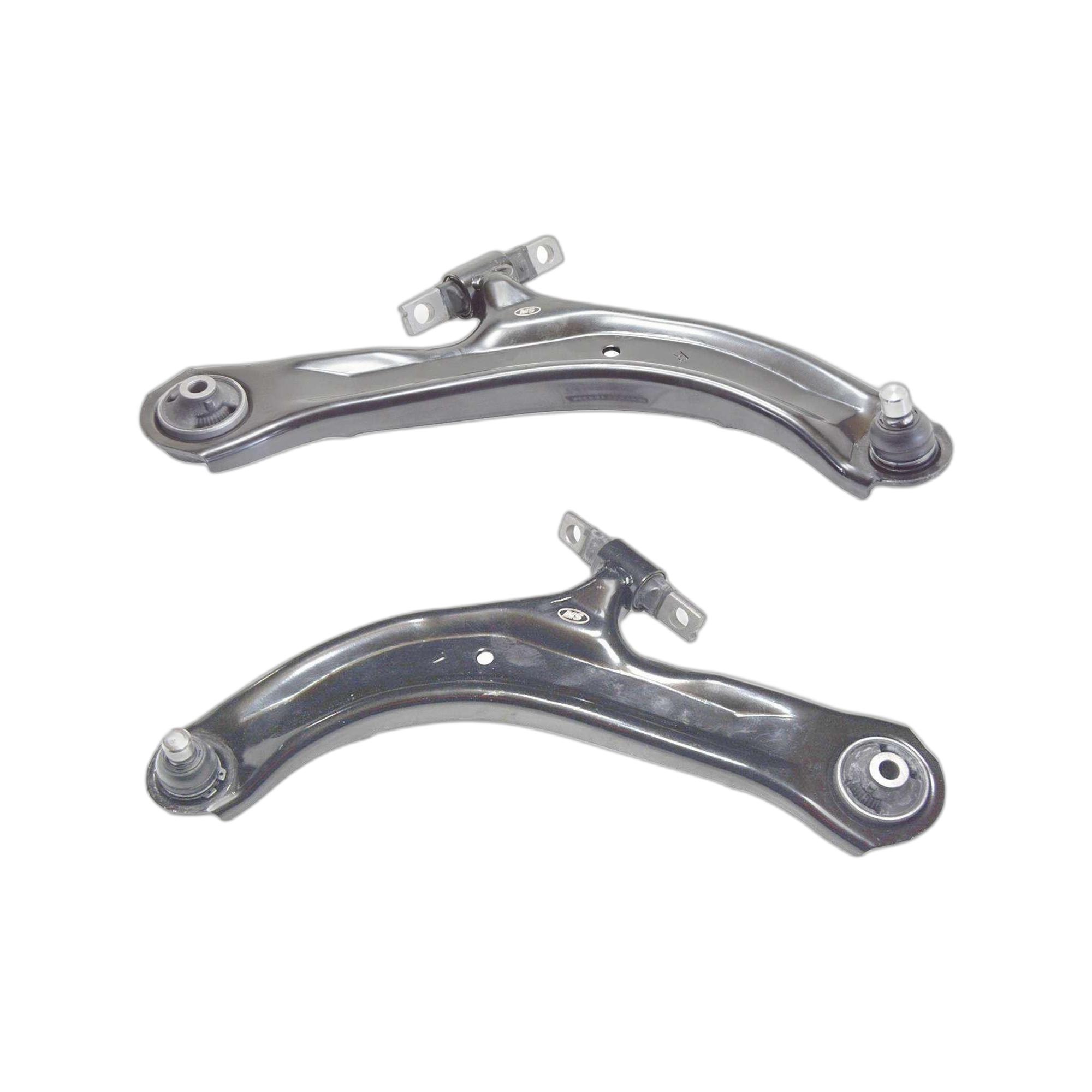 Par Bandeja Dianteira Lado Direito e Esquerdo com Bucha e Pivô - MetalSystem - 08073DMS - 08073EMS