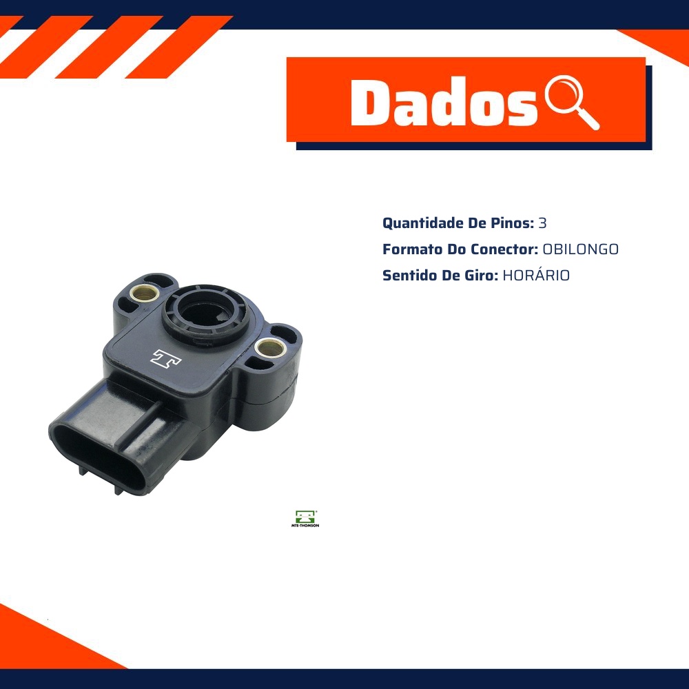 Sensor de Posição da Borboleta Tps para Ford Ranger e Taurus - MTE-THOMSON - 7233