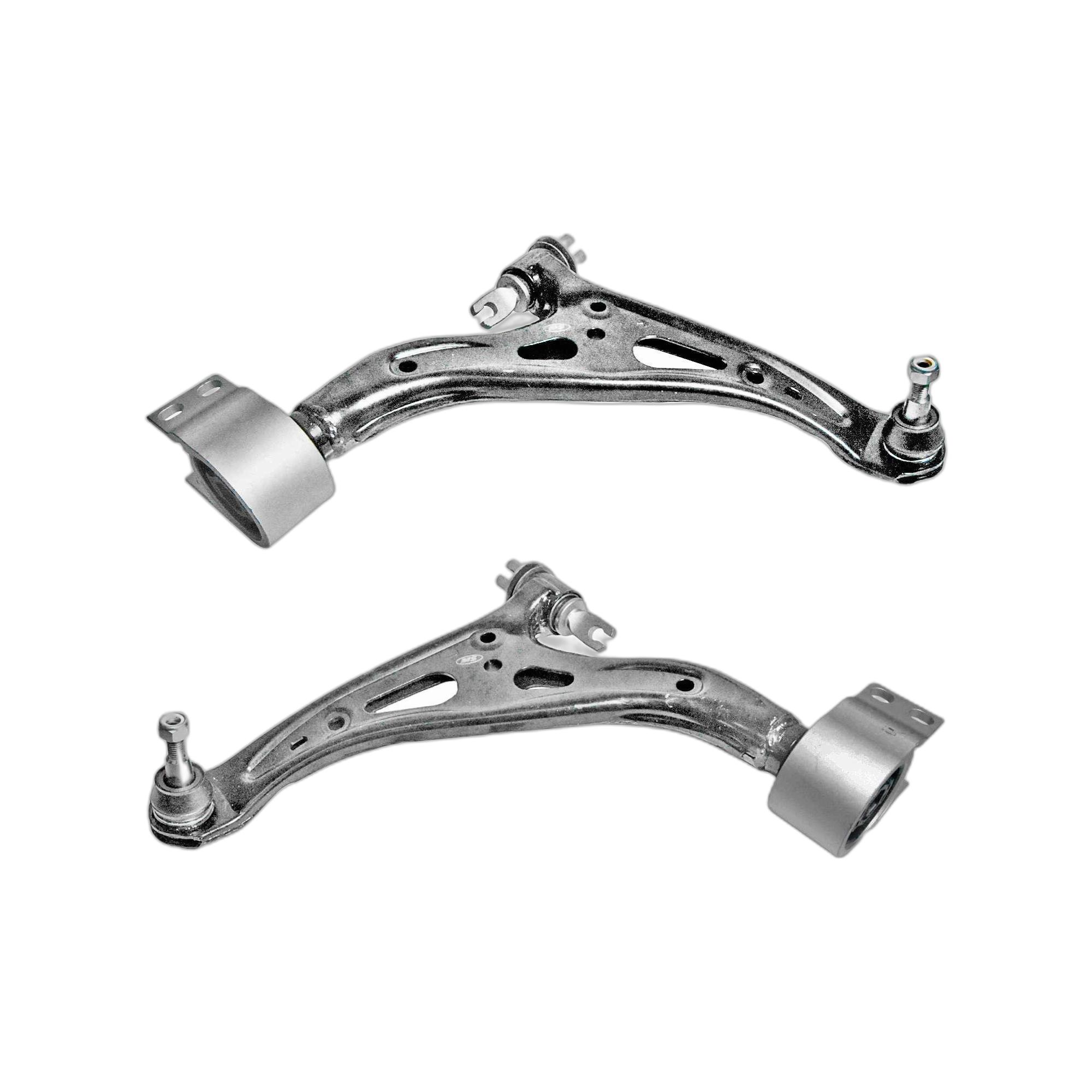 Par Bandeja Dianteira Lado Direito e Esquerdo com Bucha e Pivô - MetalSystem - 31542DMS - 31542EMS