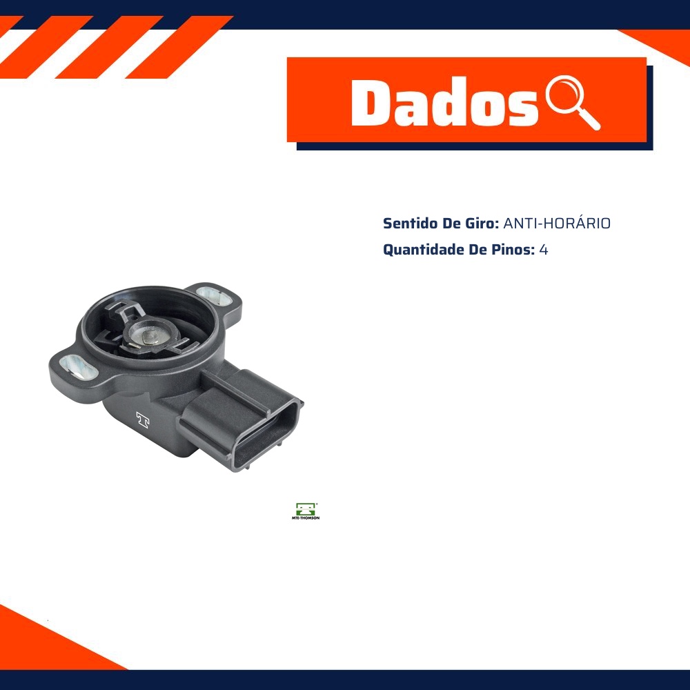 Sensor de Posição da Borboleta - TPS - MTE - 7250