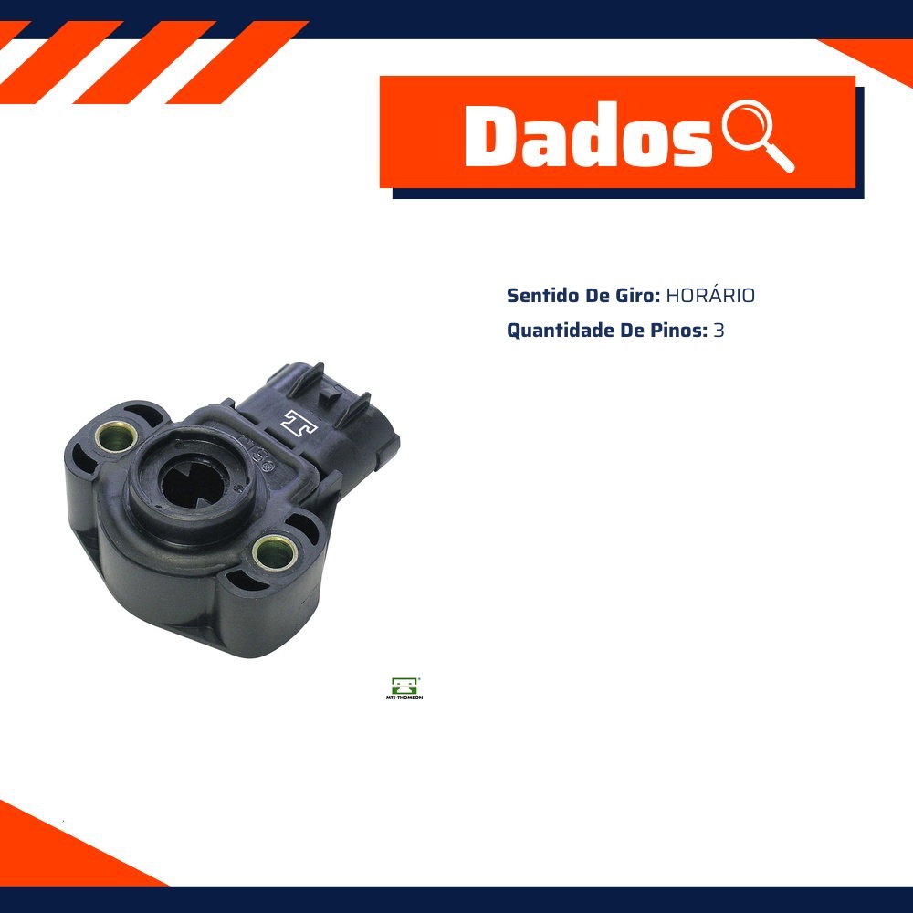 Sensor de Posição da Borboleta Tps para Mitsubishi Eclipse - MTE-THOMSON - 7251