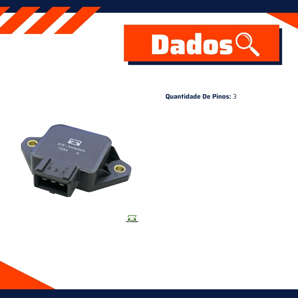 Sensor de Posição da Borboleta - TPS - MTE - 7254