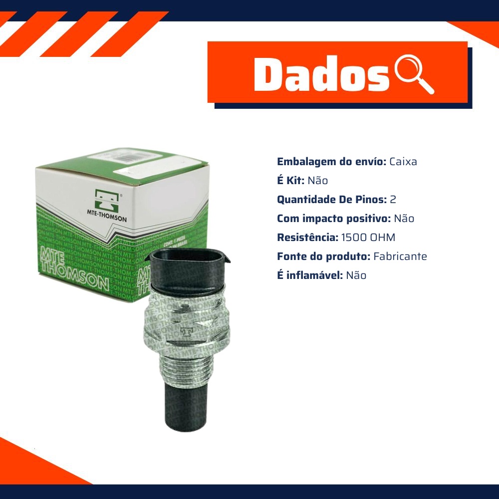 Sensor de Velocidade para Chevrolet Blazer e S10 - MTE-THOMSON - 73026