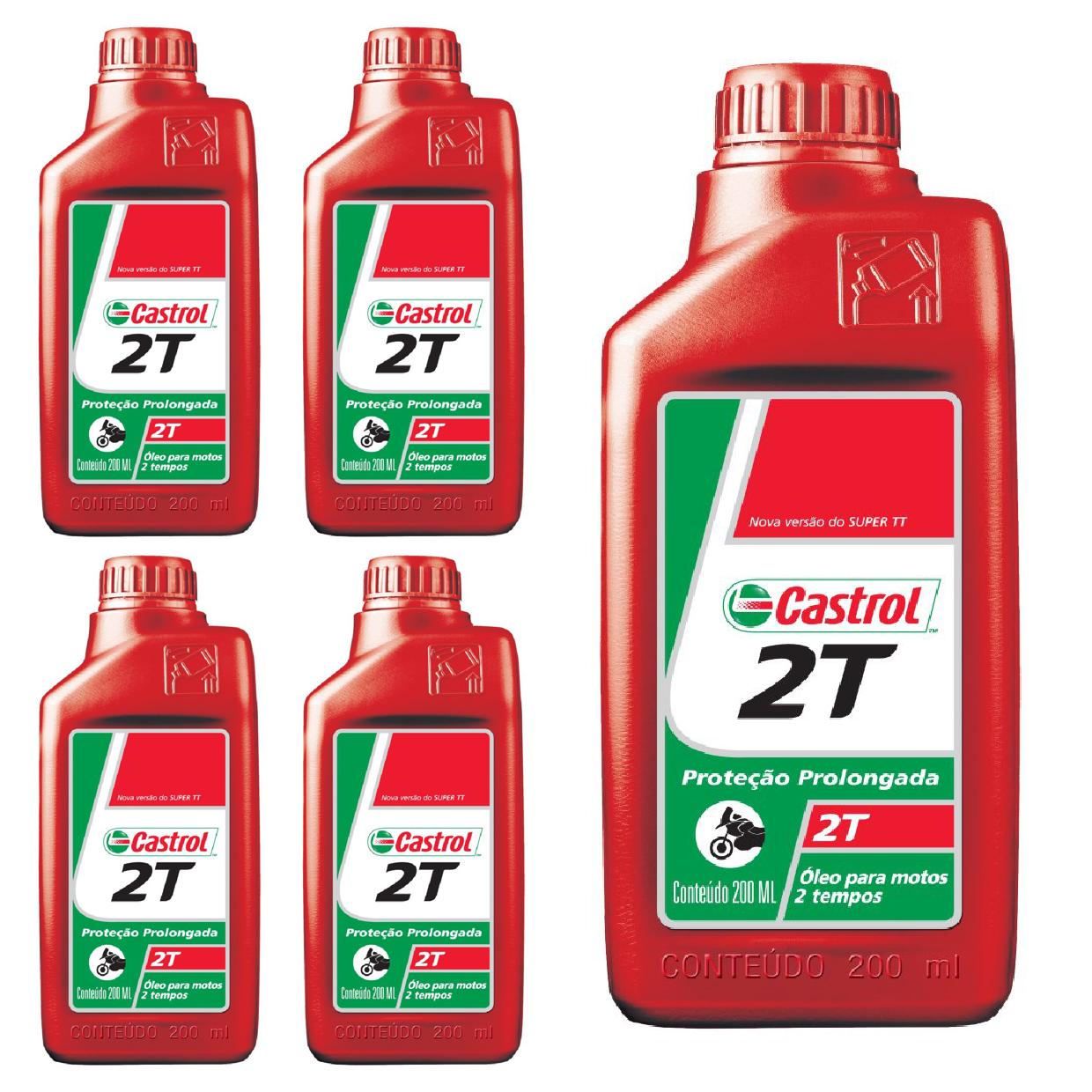 Kit c/ 1L Óleo de Motor 2T - 3360512 - Castrol