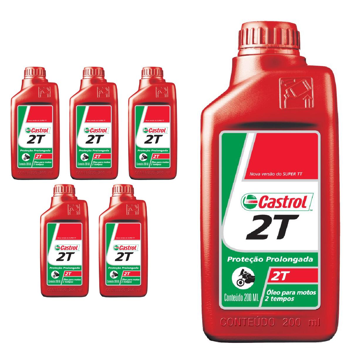 Kit c/ 1,2L Óleo de Motor 2T - 3360512 - Castrol
