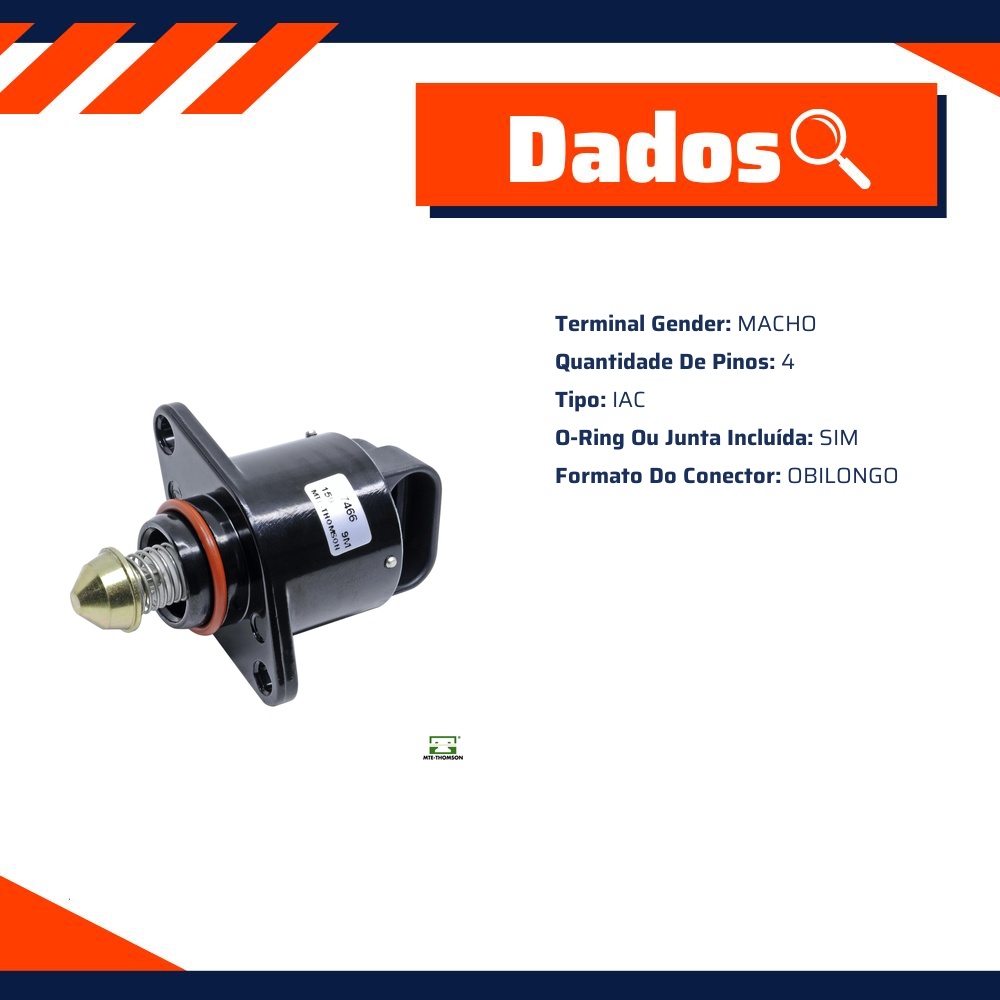 Atuador de Marcha Lenta para Chevrolet Lumina - MTE-THOMSON - 7466