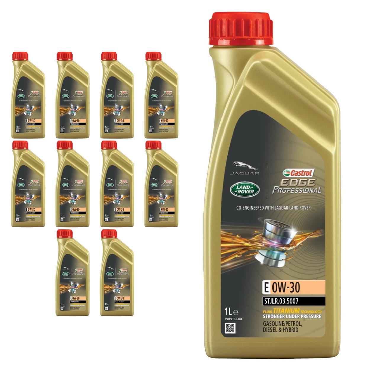 Kit c/ 11L Óleo de Motor Edge Professional E 0W30 - 3435189 - Castrol