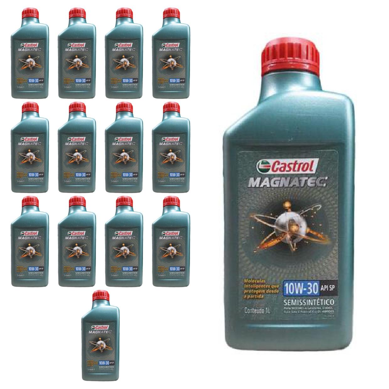 Kit c/ 14L Óleo de Motor Magnatec 10W30 - 3436554 - Castrol