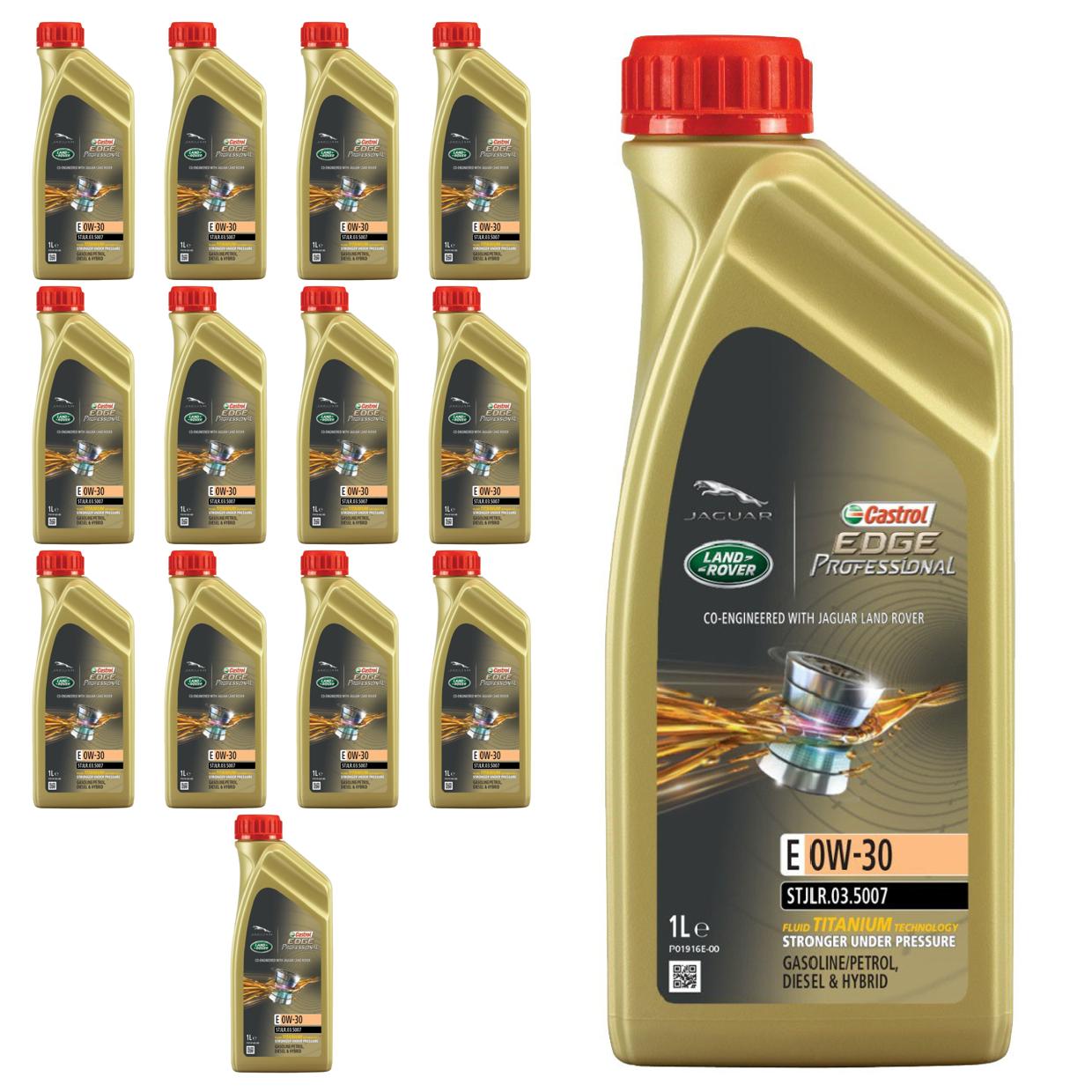Kit c/ 14L Óleo de Motor Edge Professional E 0W30 - 3435189 - Castrol