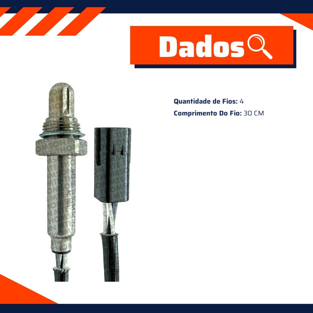 Sonda Lambda Convencional - MTE - 7813.40.030