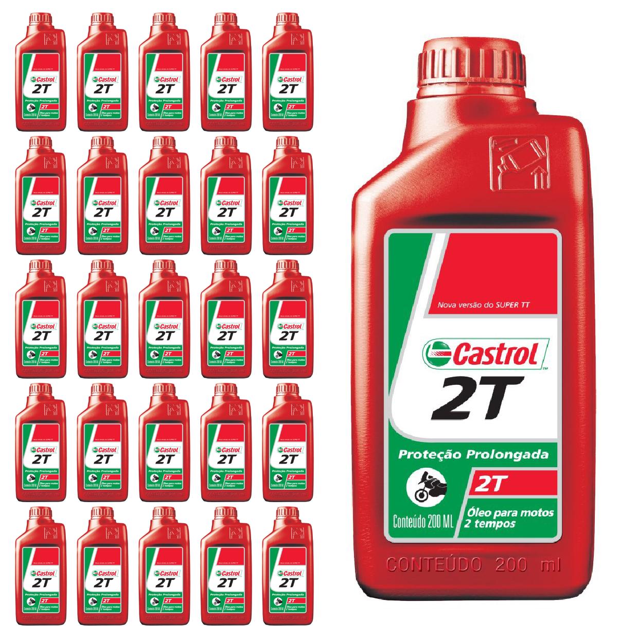 Kit c/ 5,2L Óleo de Motor 2T - 3360512 - Castrol