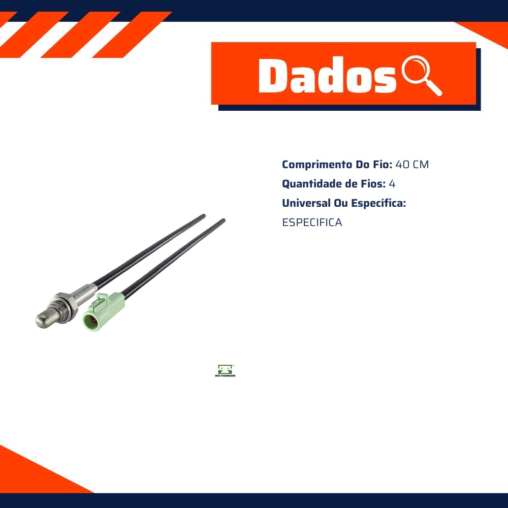 Sonda Lambda Convencional - MTE - 7820.40.040