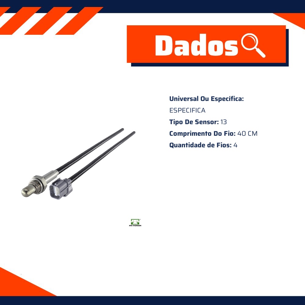 Sonda Lambda Convencional - MTE - 7843.43.040