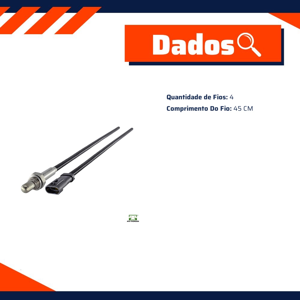 Sonda Lambda Convencional - MTE - 7852.40.045