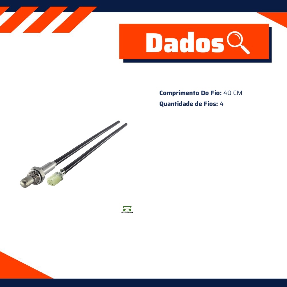Sonda Lambda Convencional - MTE - 7868.44.040