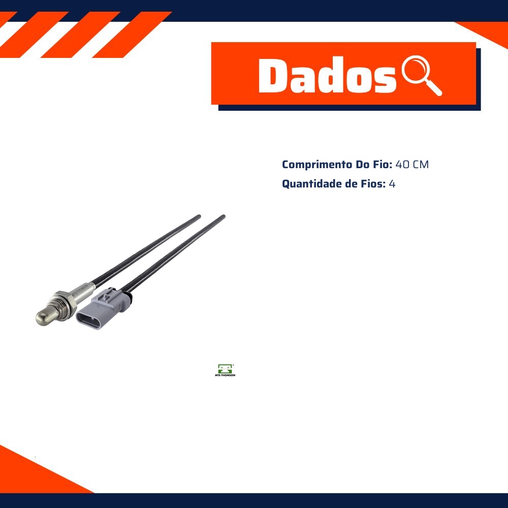 Sonda Lambda Planar - MTE - 8704.40.040