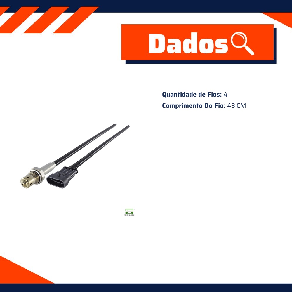 Sonda Lambda Planar - MTE - 8834.40.043